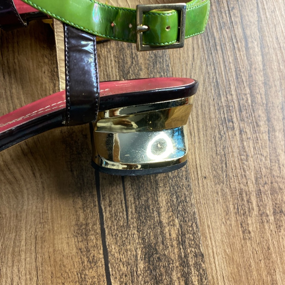 Kate Spade color block heels Preowned